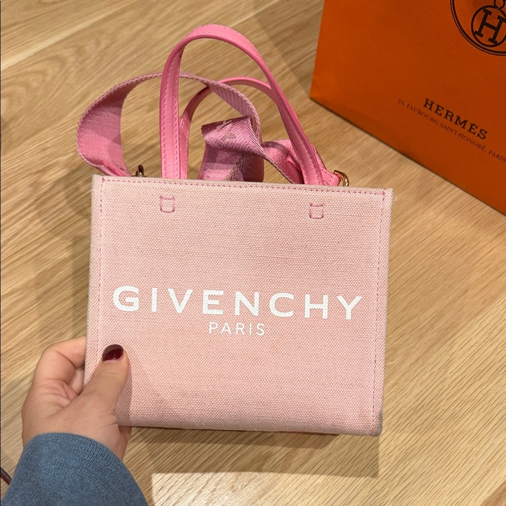 Givenchy Pink Mini Canvas Bag